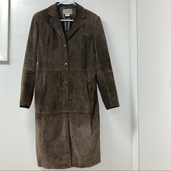 CLIO Long Suede Jacket - Picture 2 of 16